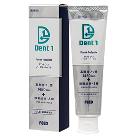 Dent1ハミガキペースト[歯周病ケア 高濃度フッ素1450 殺菌成分IPMP+CPC+LSS]