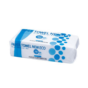 ペーパータオル 中判 シングル 再生紙100％ NEW ECO  200枚