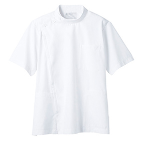 72 フルダル制電裏綿トリコット ケーシー メンズ 半袖