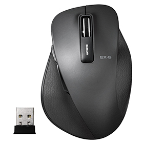 BlueLEDマウス 握りの極み 無線 5ボタン M-XG10DB