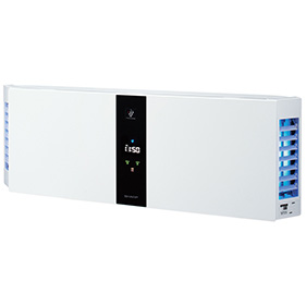 壁掛け棚置き兼用型プラズマクラスター空気清浄機 FUM1000W