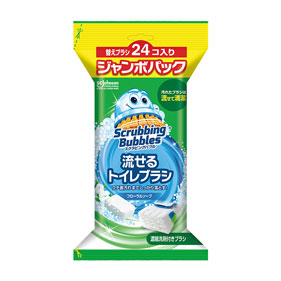 スクラビングバブル 流せるトイレブラシ替えジャンボパック