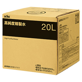 高純度精製水 20L