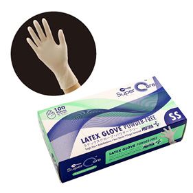 【訳あり】低タンパク質 ラテックスグローブ パウダーフリー