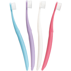 Dent１歯ブラシ flat411[女性にもオススメな幅広薄型ヘッド]
