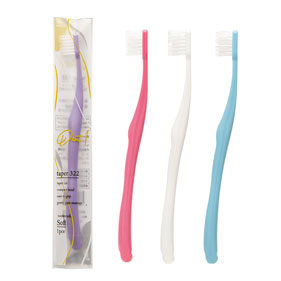 Dent１歯ブラシ taper322[最後臼歯部や狭い頬側にもフィット]