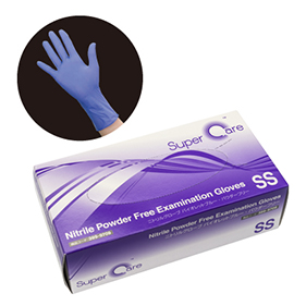 【訳あり】ニトリルグローブ バイオレットブルー パウダーフリー