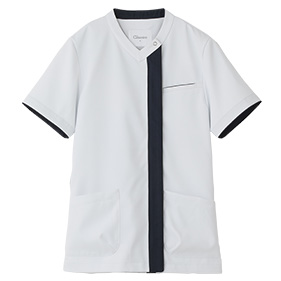 スムースタッチ ユニセックスフロントオープンスクラブ Q09