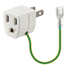 3P→2P コンセント変換アダプタT-H32