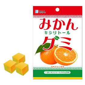 みかん キシリトールグミ