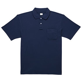 メンズ裏綿半袖ポロシャツ