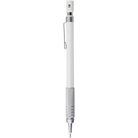 低重心シャープペン 白 0.5mm