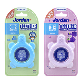Jordan 子供用歯ブラシ ステップ0（0-12ヶ月用）