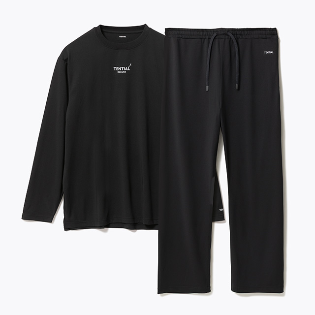 BAKUNE Dry リカバリーウェアＴーシャツ長袖Ｍサイズ TENTIAL テンシャル リカバリーウェア BAKUNE DRY バクネ ドライ