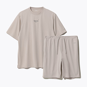 BAKUNE Dry Men's 上下セット（半袖Tシャツ・ショートパンツ）