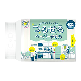 アスハピ つるせるペーパータオル 400組