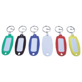 TRUSCO 名札キーホルダー ハードタイプ