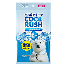 冷感タオル クールラッシュ