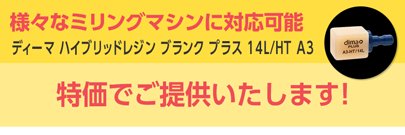 ディーマ ハイブリッドレジン ブランク プラス 14L/HT A3